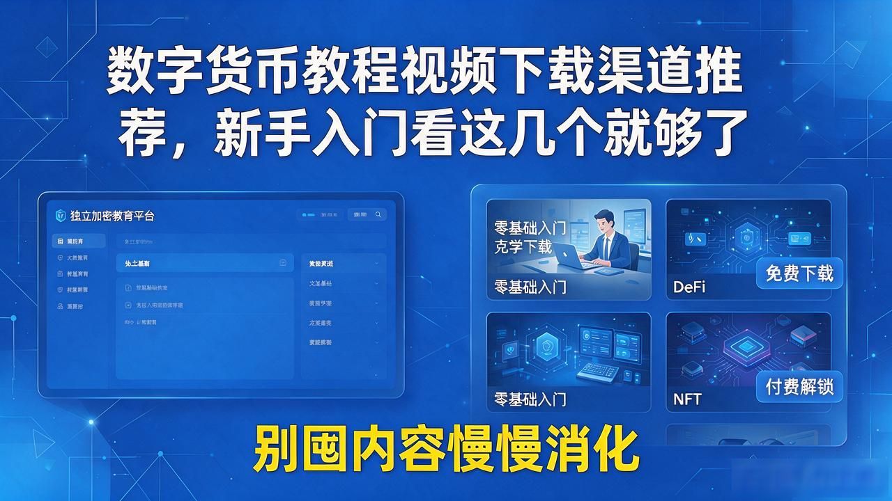 数字货币教程视频_交易所学习课堂_下载数字货币教程视频